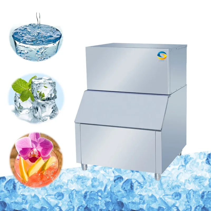 Eismaschine 5 Tonnen Eiswürfelmaschine mit Verpackungssystem für Getränkeläden und Bars