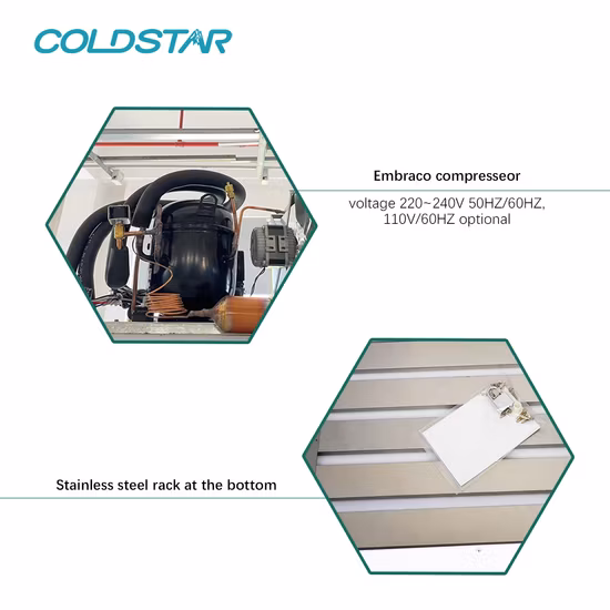 Tankstelle Solid Outdoor-Eis-Merchandiser-Kühlschrank