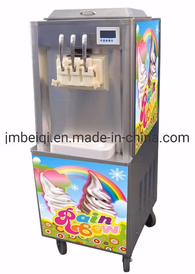 Softeis-Maschine zur Herstellung von gefrorenem Joghurt und Catering