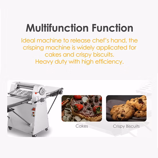 Golden Chef Kitchen Kommerzielle Croissant-Pizza-Teigausrollmaschine für Bäckereien