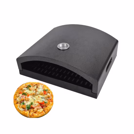 Schwarzer tragbarer Pizzaofen von Outdoor Camp Chef