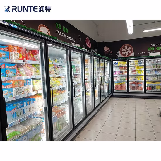 Schnell abkühlende Eisvitrine/Gelato-Eiscreme-Gefrierschrank